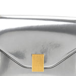 Metallic Calfskin Concerto Bag SIlver