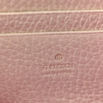 Dollar Calfskin Mini Dionysus Chain Wallet Mystic White