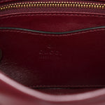 Lambskin Mini GG Milano Top Handle Shoulder Bag Rosso Ancora
