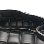 Nappa Maxi Intreccio Padded Cassette Crossbody Bag Black