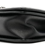 Calfskin Quilted Medium Boy Flap Black