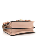 Vitello Liberty Pearl Scalloped Studded Small Kan I Shoulder Bag Soap