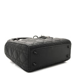 Ultra Matte Calfskin Cannage Small My ABCDior Lady Dior Black
