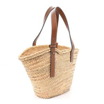 Raffia Large Basket Tote Bag Natural Tan