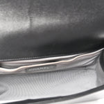 Calfskin Quilted Medium Boy Flap Black