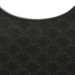 Triomphe Canvas Calfskin Ava Shoulder Bag Tan