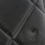Lambskin Quilted Chanel 19 Wallet On Chain WOC Black