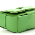Lambskin Maxi Intreccio Candy Cassette Crossbody Bag Parakeet