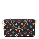 Game On Felicie Chain Wallet Black