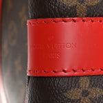 Calfskin Monogram Keepall Bandouliere 50 Coquelicot