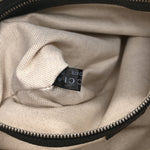 Piuma Calfskin Jumbo GG Embossed Medium Wristlet Messenger Bag Black