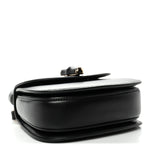 Boarded Dyana Lux Calfskin Web Monochrome Mini Bamboo 1947 Top Handle Bag Black