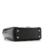 Patent Cannage Mini Lady Dior Black