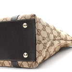Monogram Medium Abbey Tote Brown