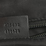 GG Supreme Monogram Web Flap Messenger Bag Black