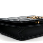 Lambskin Quilted Mini CC Flap Black