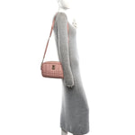 Calfskin Quilted Small Lola Camera Bag  Dusty Pink