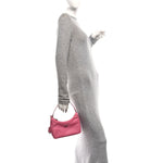 Tessuto Nylon Saffiano Mini Re-Edition 2005 Bag Begonia