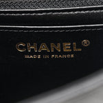 Lambskin Quilted Mini Rectangular Flap Black