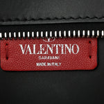 Calfskin VLTN Belt Bag Black White