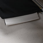 Canvas Vitello Seta FF Multicolor Embroidered Baguette Grezzo Multicolor Latte