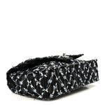 Denim Woven Medium Flap Light Blue