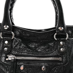 Agneau Arena Silver Hardware Small Le City Black