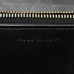 Box Calfskin Medium Classic Box Flap Bag Black