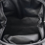 Smooth Butter Calf The Pouch Oversized Clutch Black