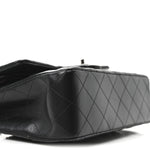 Lambskin Quilted Small Double Flap Black