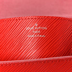 Epi Twist Shoulder Bag MM Coquelicot