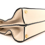 Cuoio Romano Selleria Chamois Medium Peekaboo I SEE U Satchel White