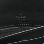 Guccissima Signature Bowy Chain Wallet Black