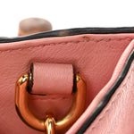 Wonka Grain Calfskin Mini Diana Tote Bag Wild Rose Fuxia Fluo