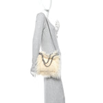 Eco Fur Mini Falabella Tote Ivory