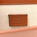 New Denim GG Monogram Dollar Calfskin Enamel Mini Dionysus Shoulder Bag Blue Tea Cuir Epilog Electric Blue