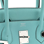 Togo BIRKIN 30 Bleu Atoll