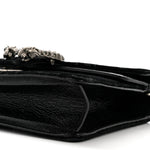 Velvet Skipper Crystal GG Monogram Small Dionysus Shoulder Bag Black Black Diamond