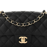 Caviar Quilted Mini Rectangular Flap Black