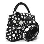 LV X YK Taurillon Capucines BB Black White