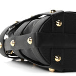 Calfskin Cage Bag Black