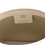 Box Calfskin Micro Shark Lock Bucket Bag White