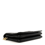 Lambskin Embossed Monogram Pochette Coussin Black