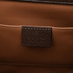 Monogram Jumbo GG Textured Dollar Calfskin Small Diana Tote Bag Camel Ebony New Acero