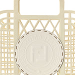 Recycled Plastic Vitello Liberty Matte Small Fendi Basket White Ice