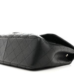 Caviar Quilted Jumbo Single Flap Black