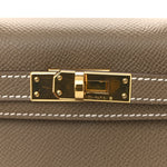 Epsom Mini Kelly Sellier 20 Etoupe