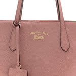Dollar Calfskin Small Swing Tote Soft Pink