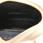 Grain De Poudre Matelasse Monogram Baby Lou Camera Bag Dark Beige