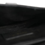 Grained Calfskin Mini Saddle Bag Black